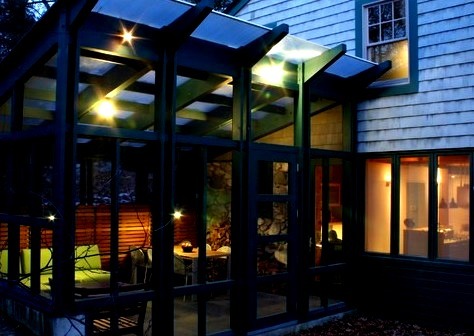 Timber Framed Screened Porch