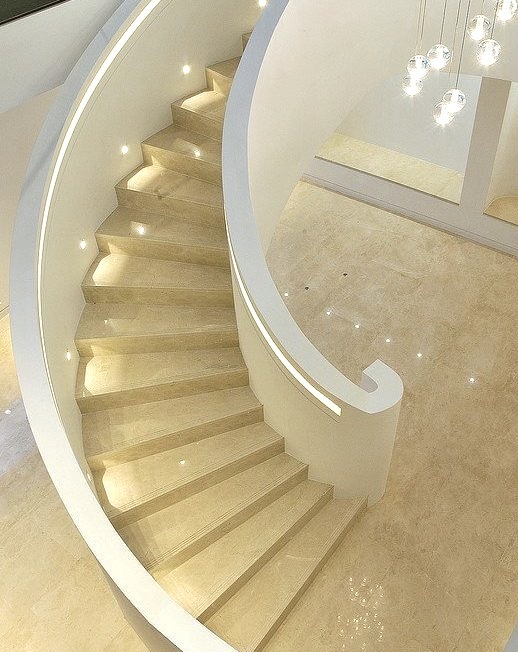 Elite Metalcraft Project Helical Staircase And Glass Balustrade
