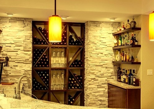 Basement Bar And Wine Rack